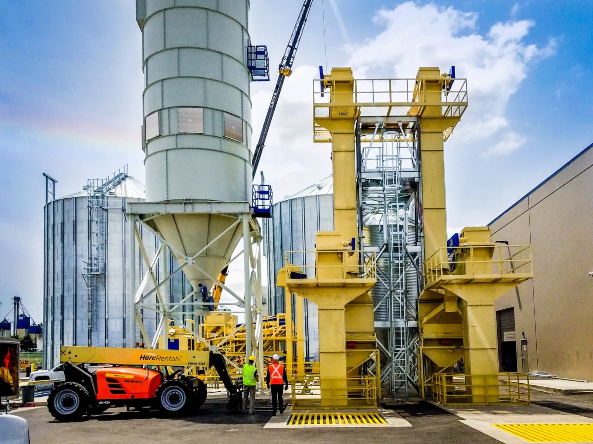 Hazelnut Processing Plant Build By West Coast Nut Processing Supply Company and American Ag Systems