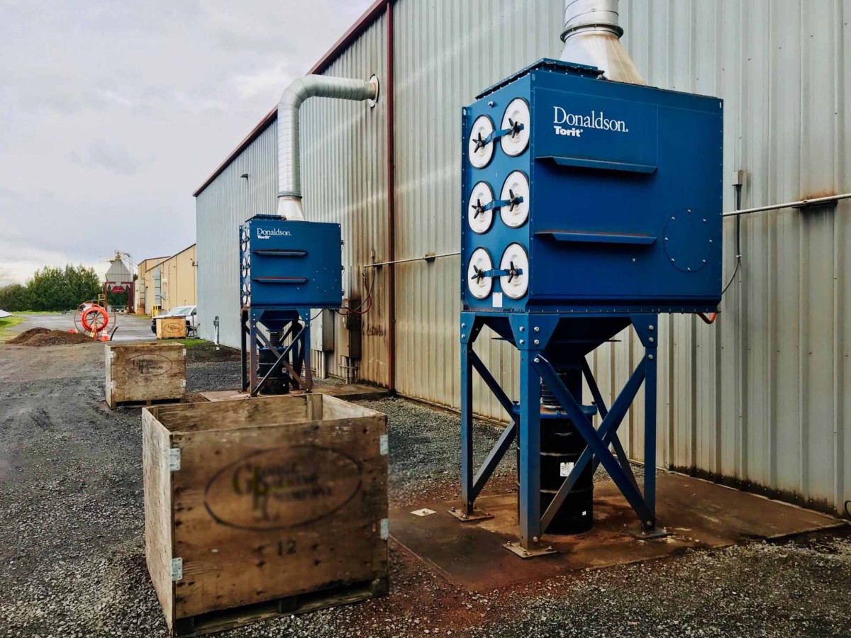 Donaldson Dust Collector for a Processing Plant Dust Control