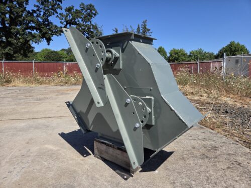 8" Three-Way Manual Pan Valve - Processing Plant